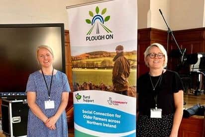 Pictured from left are Keelin Reilly and Dr Aoibeann Walsh. Credit: Rural Support
