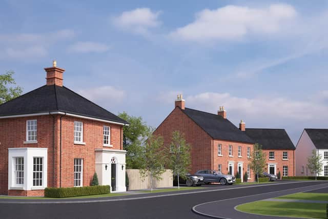 A CGI image of the Bracken development off Lisnisky Lane in Portadown. Picture: Sustar Developments Ltd