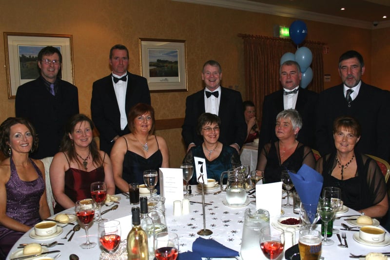 Bobby and Alice Dawson and friends at the charity ball at Edenmore Golf Club in aid of the Ulster Cancer Foundation in 2007.