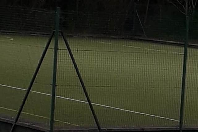 A pitch at Larne Town Park. Pic: Local Democracy Reporting Service