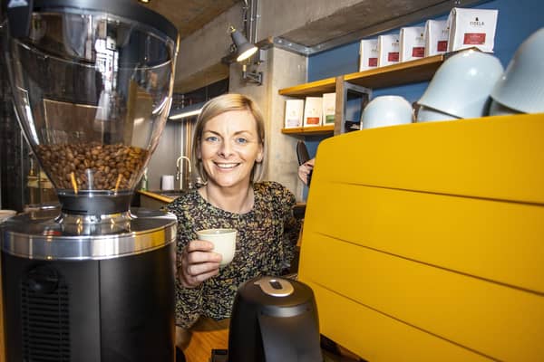 Lesley McCaughan owner of Follow Coast is pictured at the new Portrush premises