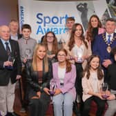 Celebrating sporting success at Mid and East Antrim Borough Council's annual awards event.