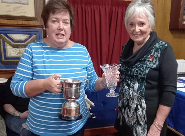 Hazel Campbell had great success at the WI Festival of the Spoken Word. She was awarded the Phillipine McCoy Trophy for humourous verse and the Aileen Chapman Trophy for a poem written by a WI member.