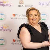 Connected Health carer Louise Bell has been honoured by her sector after transforming her career following a near-death Covid-19 battle that left her fighting for her life in an intensive care unit. Credit Naoise Culhane
