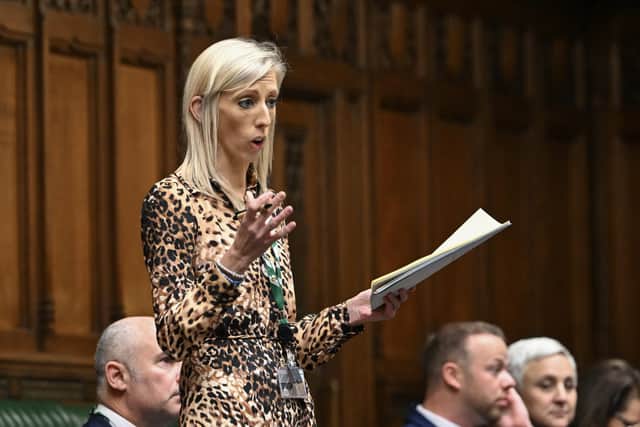 Carla Lockhart MP has strongly criticised the Infrastructure Minister following the latest announcement of part-time 20mph speed limits outside schools with not a single school in Upper Bann included in the new tranche. Picture: House of Commons