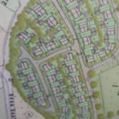 Proposed development site at Main Bentra Road. Photo: Local Democracy Reporting Service.
