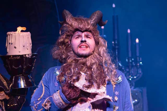 Luke de Belder who has been nominated in NODA's Outstanding Actor category for playing the Beast in Beauty and the Beast. CREDIT JOHN PURVIS