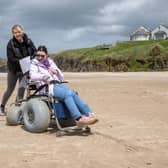 A pioneering initiative to make the beach at Portstewart more accessible to those with disabilities has been recognised with a nomination in the 2023 National Lottery Awards. Credit National Lottery