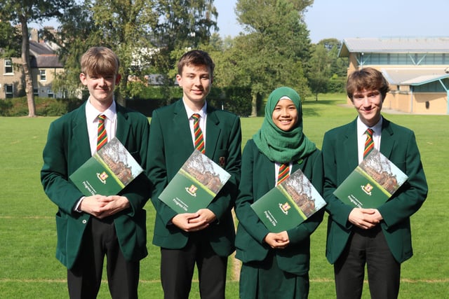 Friends’ Year 12 GCSE subject prize winners include Joshua Coulter (Digital Technology and German), Michael Grieve (Biology and Mathematics), Jyrah Abdullah (French) and Bryan Barr (Double Award Science, English Literature, Further Mathematics, Music and Religious Studies).