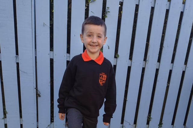 Harry Smith (5) is P2 at Linn Primary School.