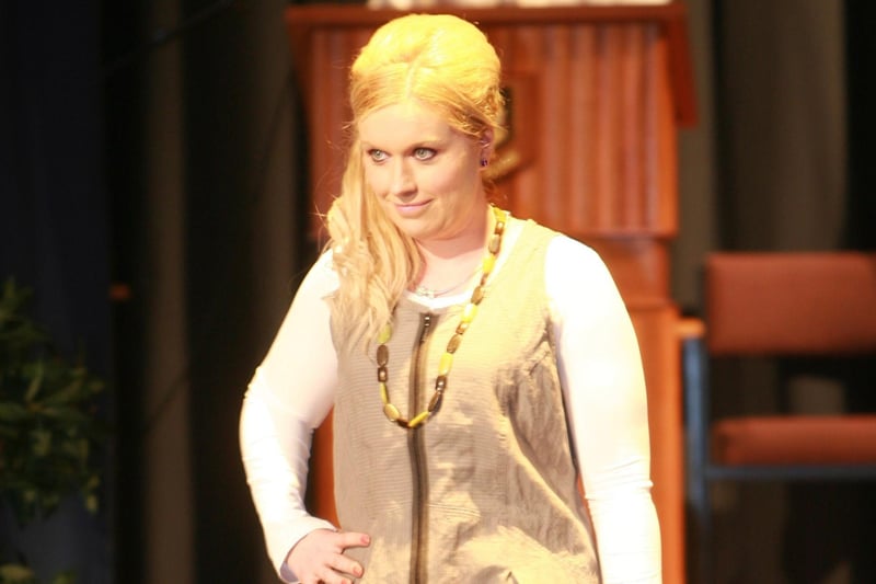 Pictured on Downshire School Catwalk for the 2010 PTA fundraising fashion show is Tanya Byers. Ct12-012tc