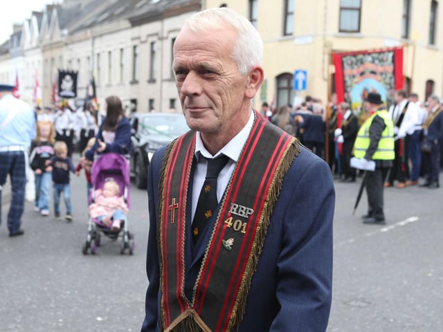 Pictured at the 'Last Saturday' parade in Larne.