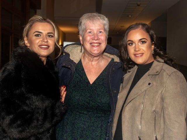 Craigavon Area Hospital workers, Asta Butviliene, Liz Qua and Anna Leonard enjoying the party night. PT50-263.