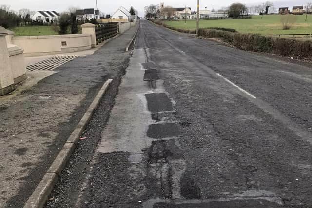 Potholes in north Armagh are 'embarrassing' and a 'disgrace' as well as creating problems for local communities says SDLP Cllr Declan McAlinden.