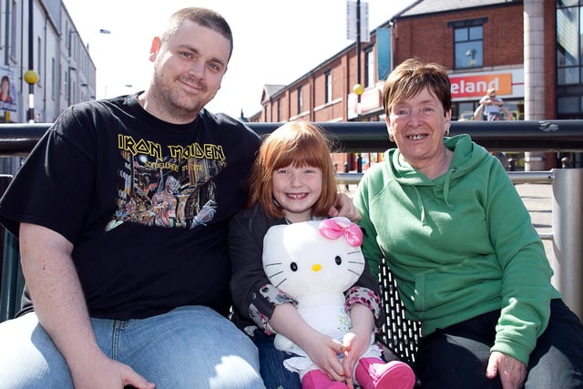 John and Hannah Emerson with Alderman May Beattie in 2011.   INCT 17-401-RM