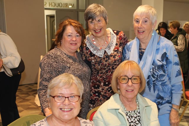 Rosemary Morton, Eleanor Duff, Deirdre Duffin, Mary McAuley and Betty Nutt enjoying the Ladies Lunch