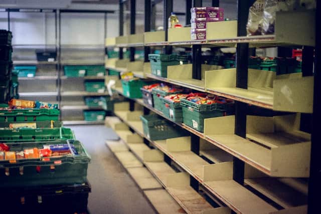 Consistently empty shelves at Craigavon Food Bank is causing concern as the level of donations drop while need for the foodbank has rocketed by 61% in the last five years.