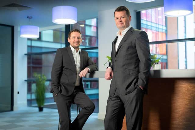Managing director Ian Wilson and CEO Greg Wilson of CompareNI.com. Picture: released on behalf of CompareNI.com