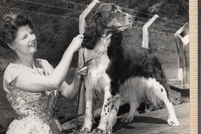 Sadie had a lifelong love of dogs. Photo courtesy of Helen Eccles