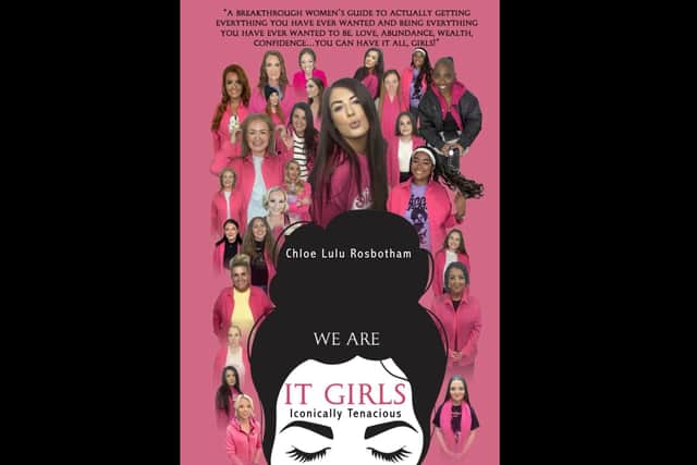 The cover of Chloe's book 'We are It Girls'.  Photo: Chloe Rosbotham