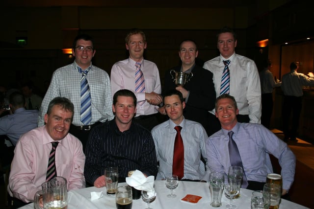All smiles at the McConville table at the Clann Eireann dinner in 2007.