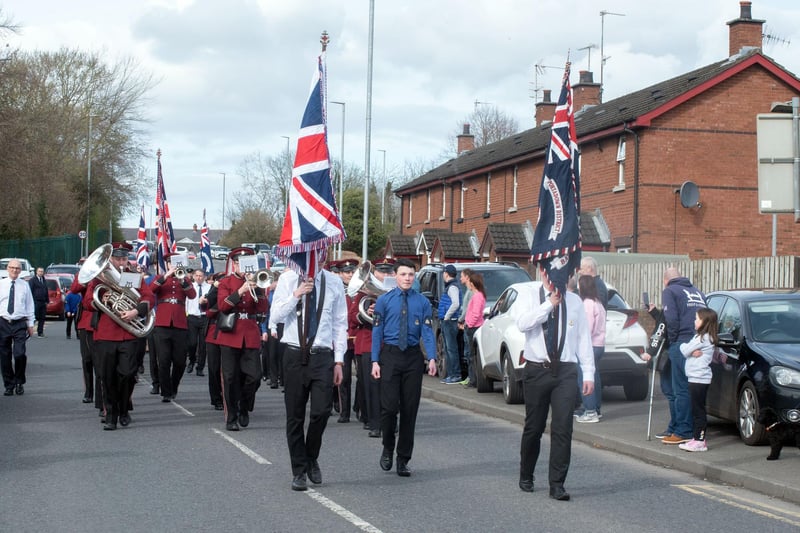 The Portadown BB Battalion parade heads off on Sunday afternoon.PT13-233.