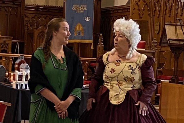 Special guests shared what life was like in 1600s Lisburn