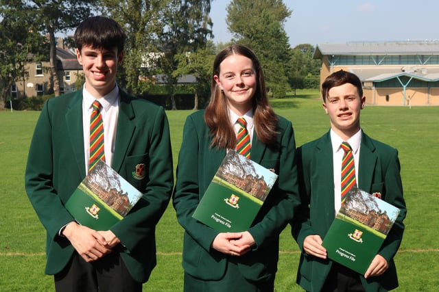 Friends’ Year 12 GCSE subject prize winners include Samuel Adams (English Language), Tola Mckeever (Food & Nutrition) and Cameron Morrice (Geography).