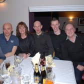 Pictured at the 2010 Larne Athletic Club awards night in Chekkers Wine Bar were Arlene and Billy Thompson, Kay and Samuel Drummond, Mark McManus and Trevor Gardiner.