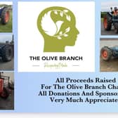 The five will drive their five vintage tractors through five Ballycastles to raise funds for charity. Credit Big Vintage Tractor Run