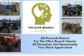 The five will drive their five vintage tractors through five Ballycastles to raise funds for charity. Credit Big Vintage Tractor Run