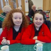 Enjoying the Meet and Munch Club Bushmills Christmas dinner held in the Hamill hall Bushmills on Monday. Pupils from Bushmills Primary school also attended.
