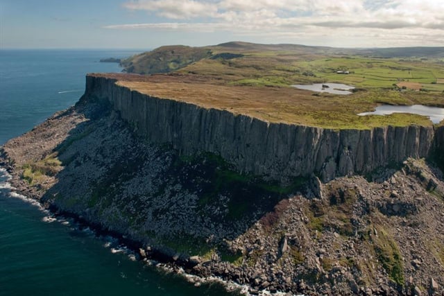 Murlough Bay, with its sweeping cliffs and breathtaking views of Rathlin Island and Scotland, is a standout location in the film.  When you finally get to see the movie, keep an eye out for Gerard Butler, who portrays the formidable Viking Stoick, as he navigates the rugged terrain in scenes that showcase the bay’s dramatic landscapes.