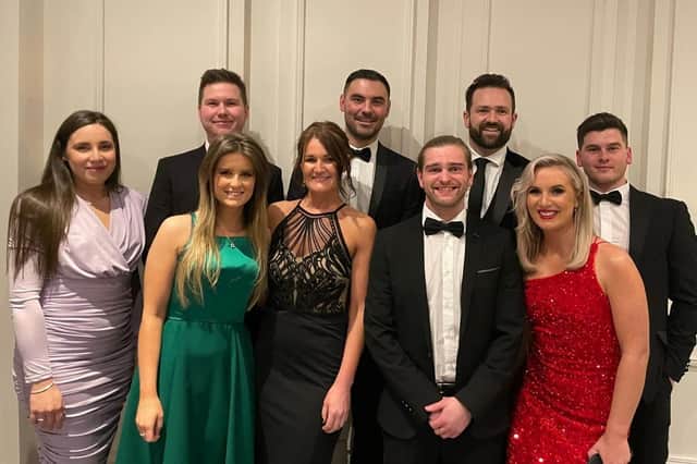 The team from Northern Lights Event Hire (Coleraine) pictured at the awards ceremony