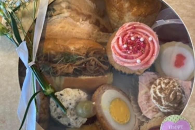 If you don't fancy eating out, treat your mum to afternoon tea at home with a lovely box of goodies from Lisburn cafe Wallace and Donut,