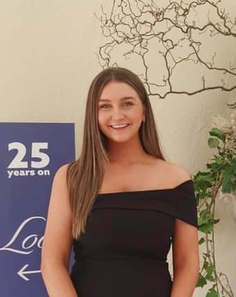 Queen's student, Katie Heenan, who has just returned from a peace conference in the States.