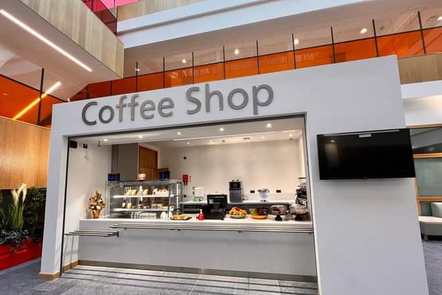 The new Lisburn Primary and Community Care Centre includes a coffee shop which will also offer a breakfast and lunch menu