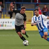 Larne and Coleraine played out a 0-0 draw on August 19. (Desmond Loughery/Pacemaker Press).