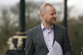 Loyalist activist Jamie Bryson has been seeking answers from Ards and North Down borough council about which councillors requested a flags policy be 'called-in' - but the council won't release that information arguing the councillors had an expectation that the democratic procedure would be conducted in 'confidence'. Photo: Brian Lawless/PA Wire