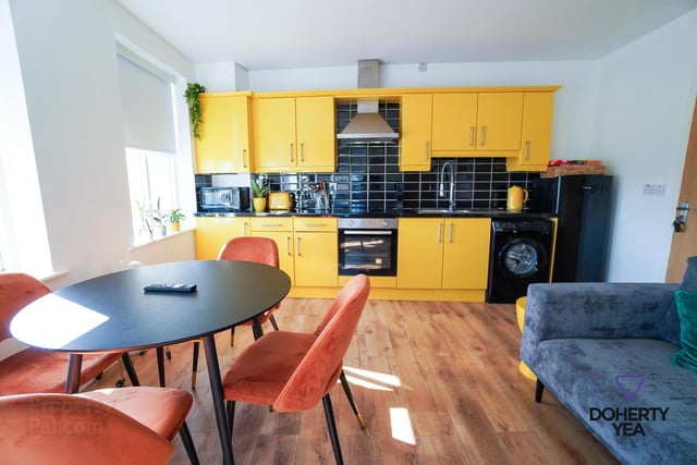 Modern fitted kitchen.