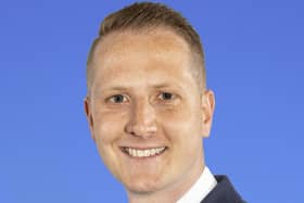 Councillor Caleb McCready, Chair of Lisburn & Castlereagh City Council’s Environment & Sustainability Committee announces increase to dog fouling fines. Pic credit: Lisburn & Castlereagh City Council