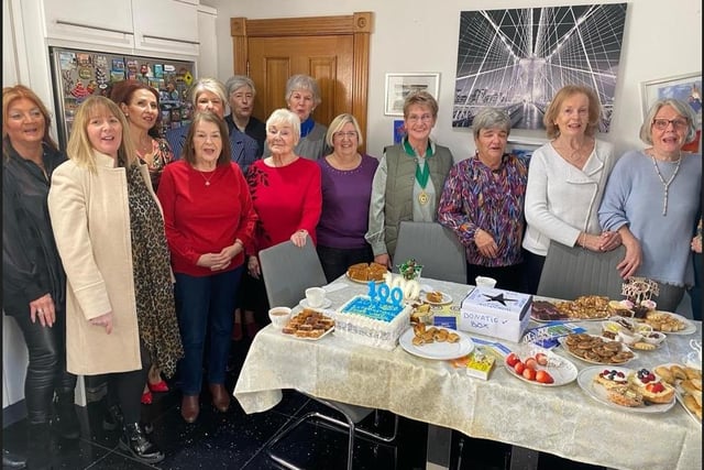 Inner Wheel members at the 100th anniversary coffee morning. Photo provided by Larne Inner Wheel Club