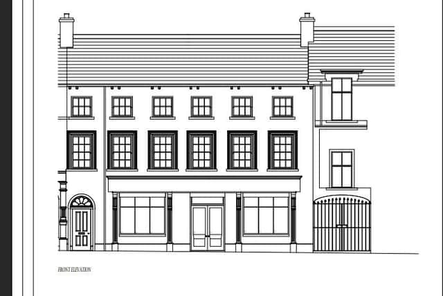 Externally, the building at 12 William Street, Lurgan, will remain the same. Image: ABC planning portal
