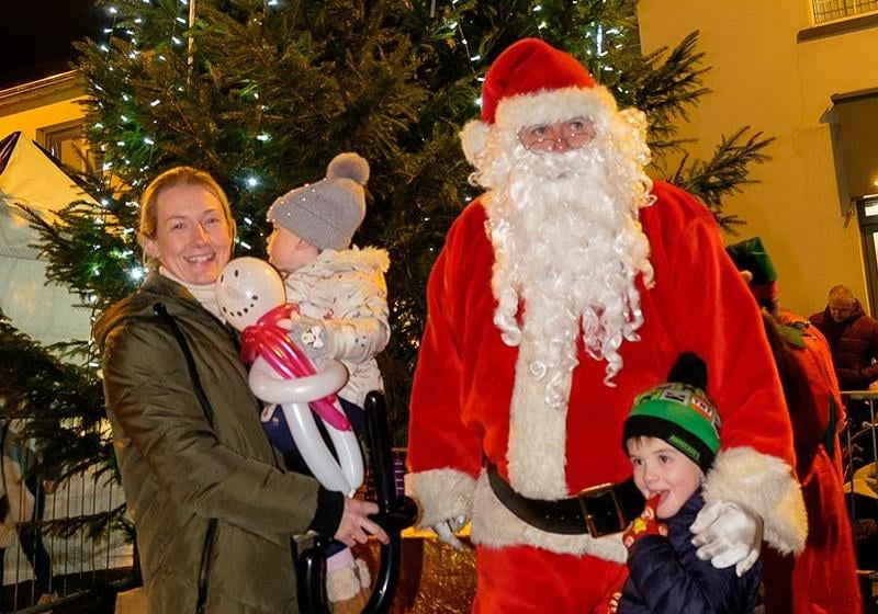 Santa stopped off in Markethill for the festive switch-on.