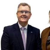 New East Antrim DUP MLA Cheryl Brownlee alongside party leader, Sir Jeffrey Donaldson MP. (Pic: DUP).