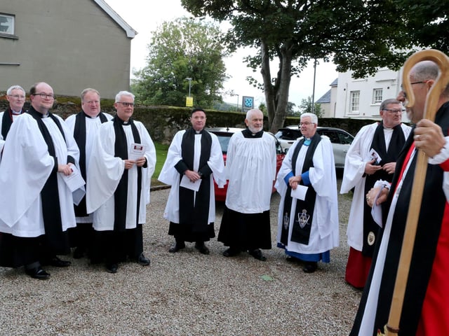 Holy Trinity Parish Church, Ballycastle, was packed for a Service of Institution of the Rev Emma Gibson as incumbent of the Grouped Parishes of Ramoan and Culfeightrin on Friday, September 4.
