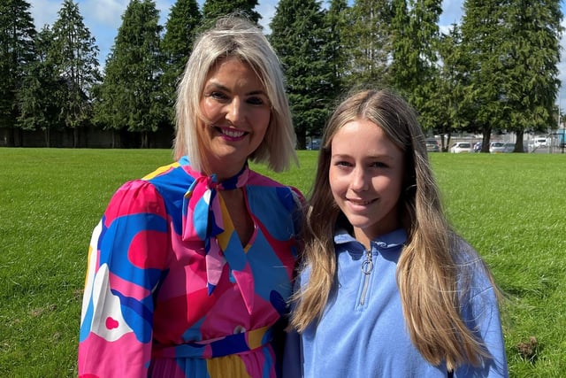 Well done to St Patrick's College pupil Alana Gribbin who received five A* and five A grades in her GCSE examinations. A fantastic achievement for Alana and she is pictured with principal Mrs Katrina Crilly.