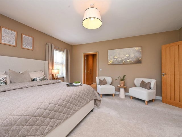 Master bedroom with walk-in wardrobe and en-suite.