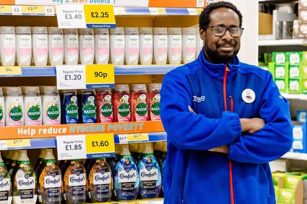 Tesco has again joined forces with suppliers to help distribute millions of personal care items.