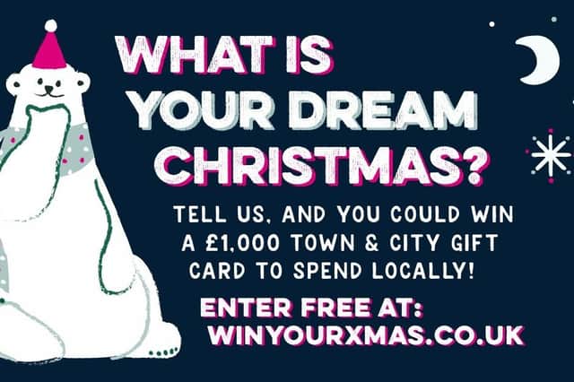 The founders of the Causeway Coast and Glens Gift Card have unveiled their Win Your Dream Christmas competition. Credit Causeway Coast and Glens Council